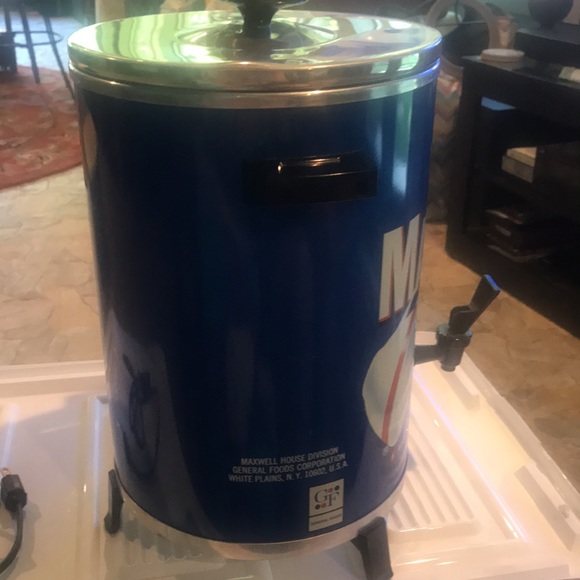 Vintage Maxwell House West Bend Coffee Pot Brewer Perculator Decor Item - Picture 4 of 16